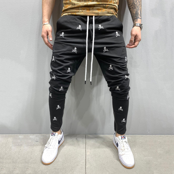 Men's cotton jogging pants with motif Lisslune