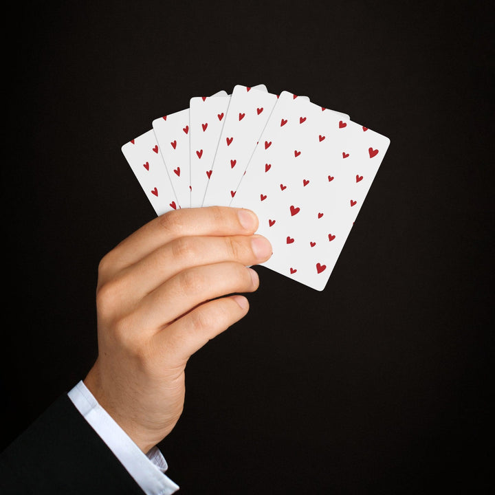 Lisslune | Love-Filled Heart Playing Cards for Enchanting Valentine's Game Nights