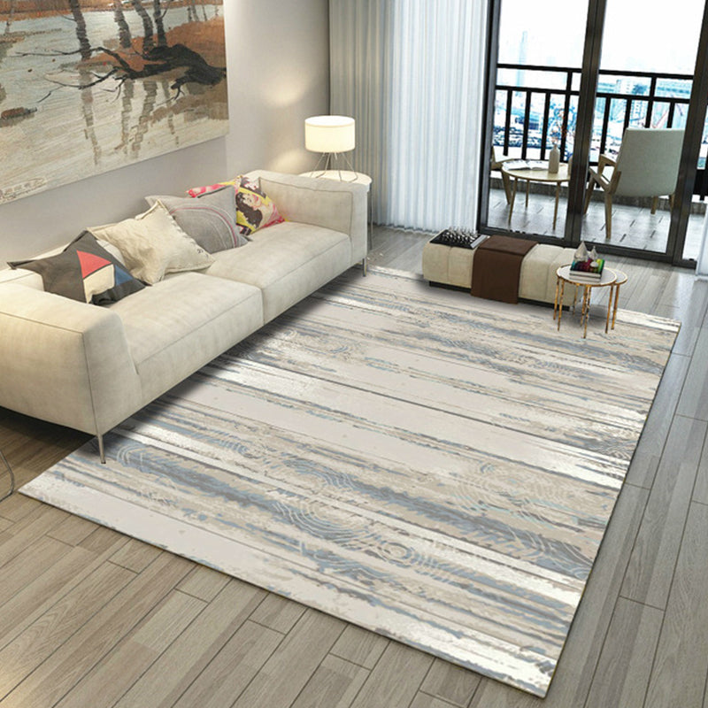 Lisslune | Asian Abstract Painting Carpet Multi-Color Polypropylene Area Rug Machine Washable Non-Slip Back Stain Resistant Rug for Large Room