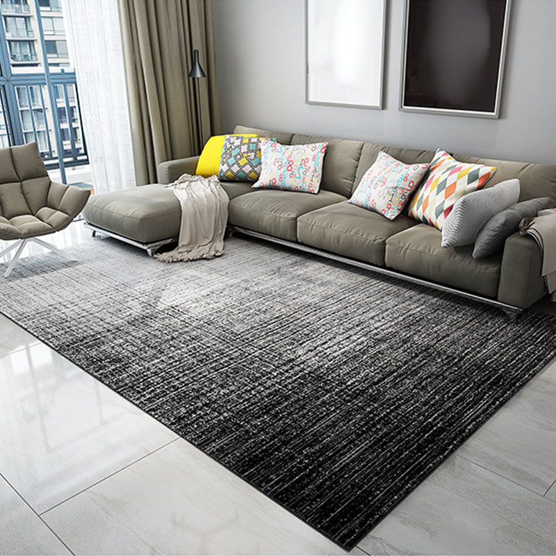 Lisslune | Cyberpunk Abstract Lines Print Rug Multi-Color Polypropylene Rug Stain Resistant Anti-Slip Pet Friendly Carpet for Home