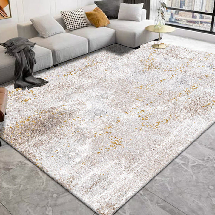 Lisslune | Postmodernism Abstract Area Rug Multi-Color Synthetic Rug Anti-Slip Washable Stain-Resistant Rug for Large Room