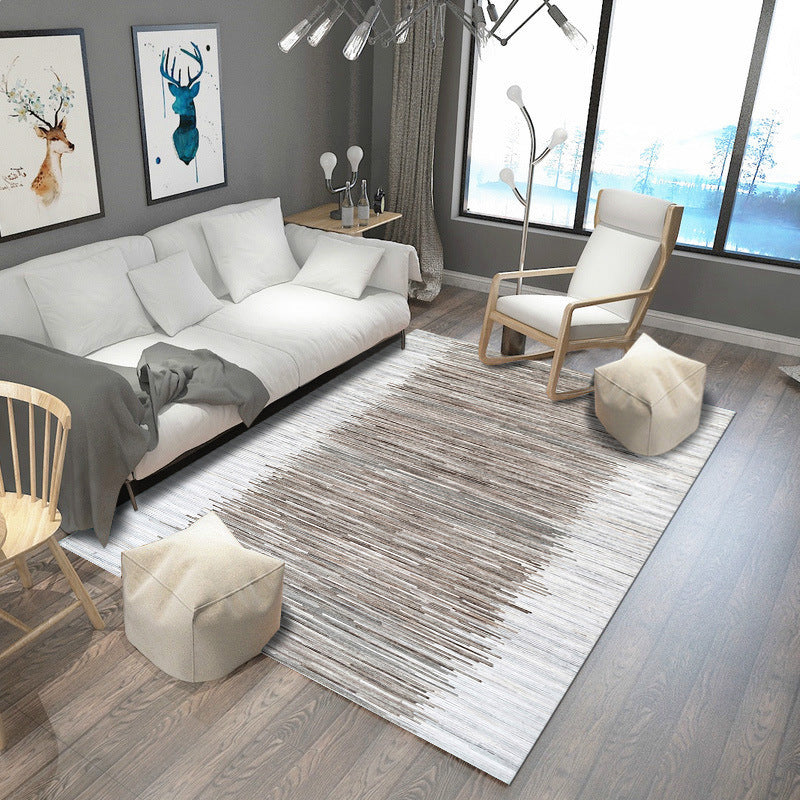 Lisslune | Shabby Chic Multicolor Steampunk Rug Polypropylene Rustic Surfaces Rug Pet Friendly Washable Non-Slip Back Rug for Home