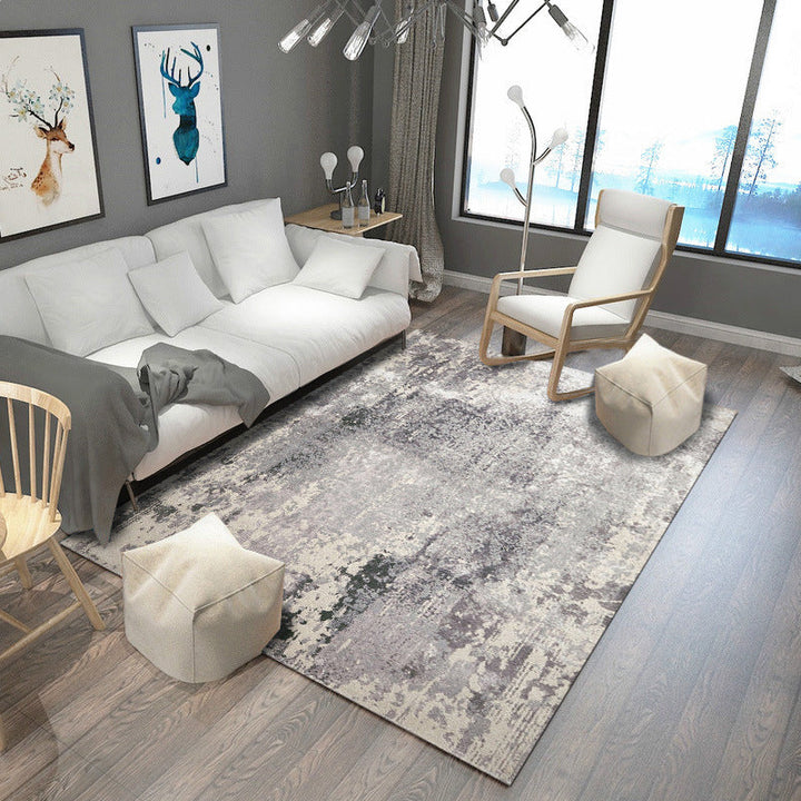 Lisslune | Shabby Chic Multicolor Steampunk Rug Polypropylene Rustic Surfaces Rug Pet Friendly Washable Non-Slip Back Rug for Home