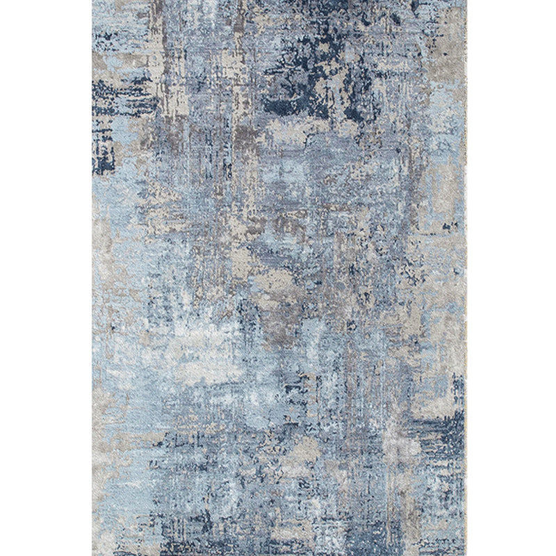 Lisslune | Cyberpunk Home Rug Multicolor Distressed Look Rug Polypropylene Non-Slip Stain Resistant Washable Area Rug