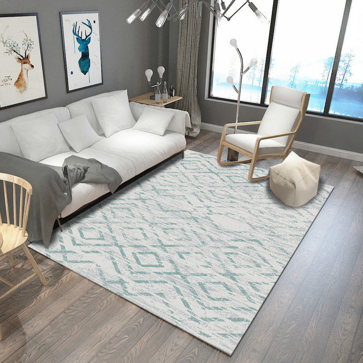 Lisslune | Steampunk Post-Expressionism Rug Multicolor Polypropylene Rug Non-slip Stain-resistant Pet-friendly Rug for Home