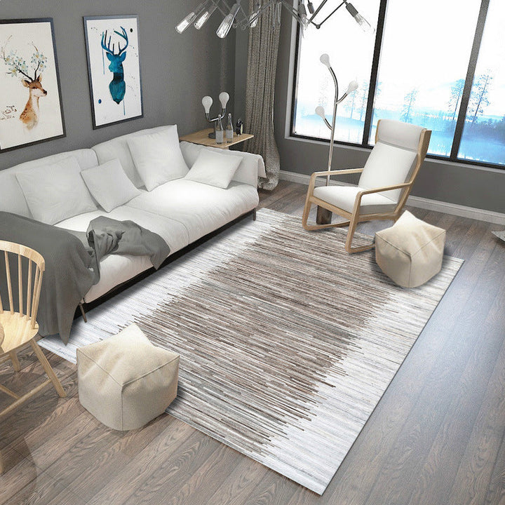 Lisslune | Steampunk Post-Expressionism Rug Multicolor Polypropylene Rug Non-slip Stain-resistant Pet-friendly Rug for Home