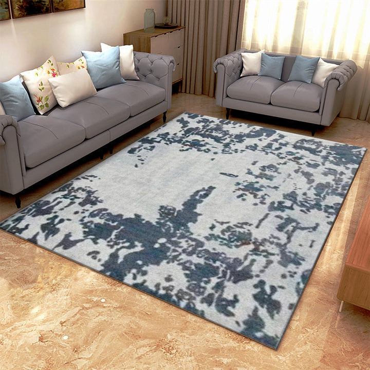 Lisslune | Classic Industrial Design Rug Multicolored Postmodernism Rug Stain Resistant Pet Friendly Non-Slip Rug for Room