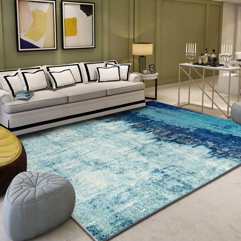 Lisslune | Industrial Style Living Rug Multicolored Expressionism Rug Synthetic Non-slip Pet-friendly Machine washable Rug