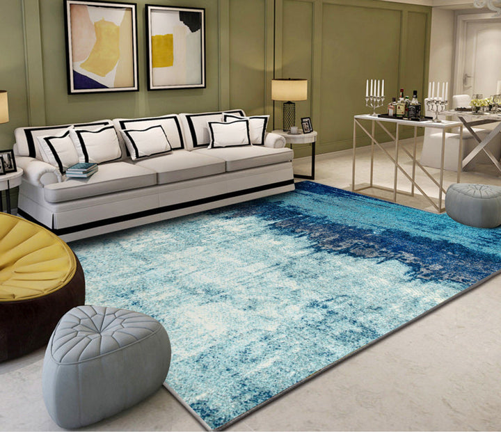 Lisslune | Industrial Style Living Rug Multicolored Expressionism Rug Synthetic Non-slip Pet-friendly Machine washable Rug