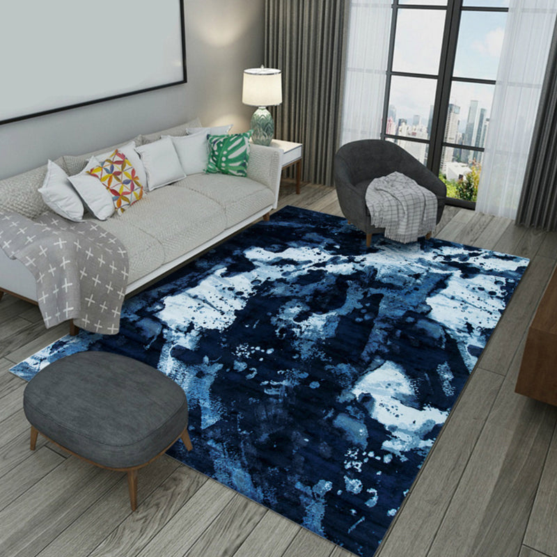 Lisslune | Industrial Style Living Rug Multicolored Expressionism Rug Synthetic Non-slip Pet-friendly Machine washable Rug