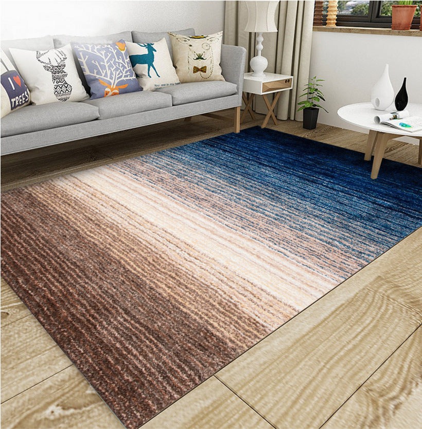 Lisslune | Industrial Style Living Rug Multicolored Expressionism Rug Synthetic Non-slip Pet-friendly Machine washable Rug