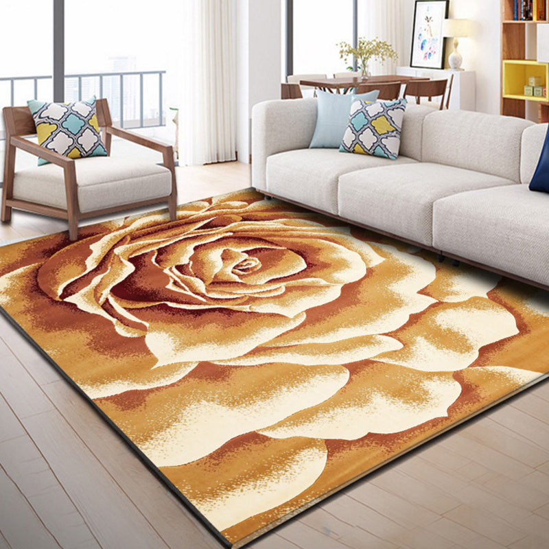 Lisslune | Industrial Style Living Rug Multicolored Expressionism Rug Synthetic Non-slip Pet-friendly Machine washable Rug