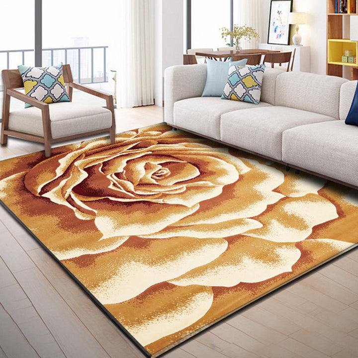 Lisslune | Industrial Style Living Rug Multicolored Expressionism Rug Synthetic Non-slip Pet-friendly Machine washable Rug