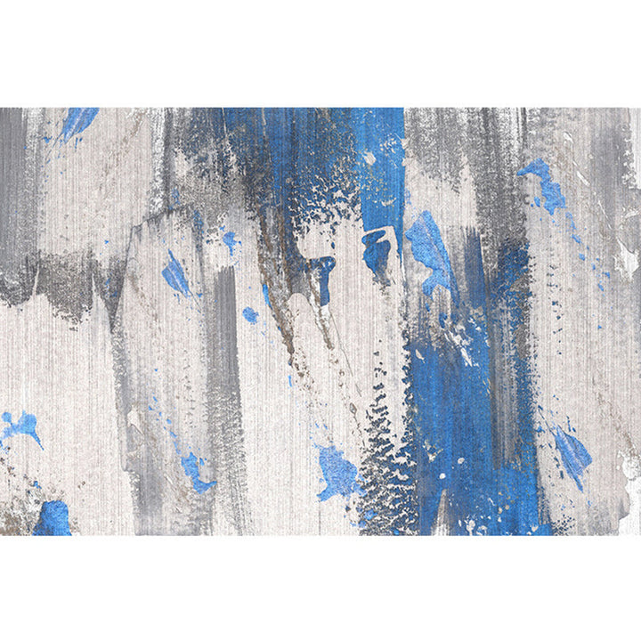 Lisslune | Cyberpunk Rusty Look Area Rug Multi Color Polypropylene Rug Stain Resistant Non-Slip Washable Area Carpet for Guest Room