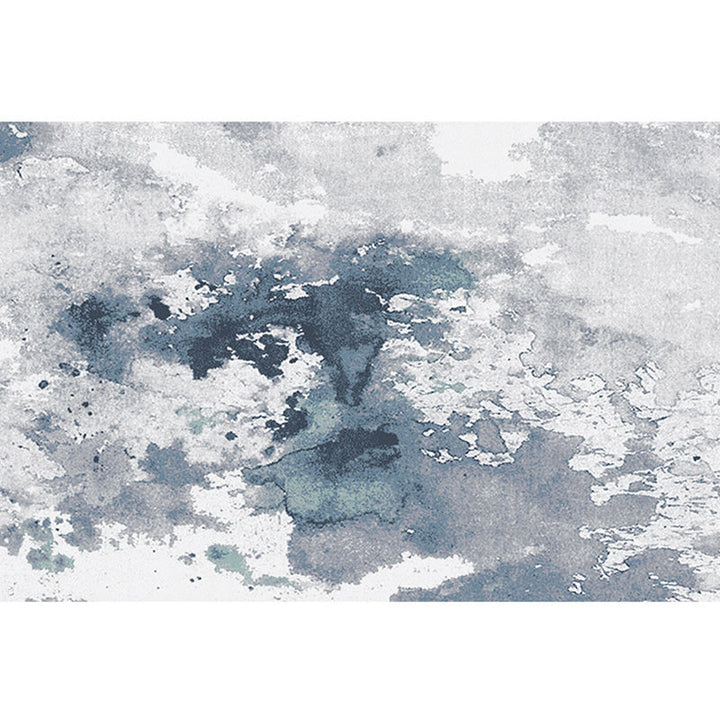 Lisslune | Cyberpunk Rusty Look Area Rug Multi Color Polypropylene Rug Stain Resistant Non-Slip Washable Area Carpet for Guest Room