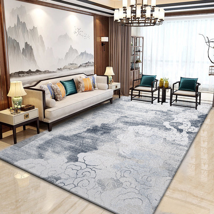 Lisslune | Industrial Solid Carpet Multi Color Synthetic Pet Friendly Anti-slip Machine Washable Carpet for Large Room