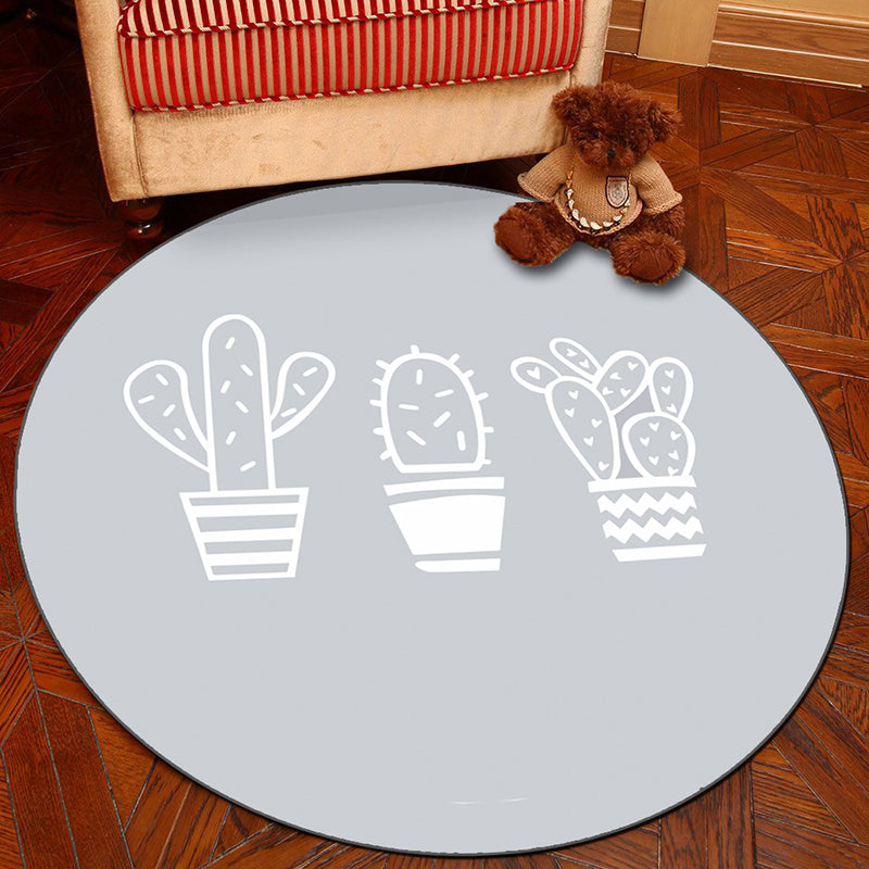 Lisslune | Novelty Geometry Animal Patterned Rug Multi-Colored Synthetics Rug Machine Washable Non-Slip Backing Stain Resistant Carpet for Room