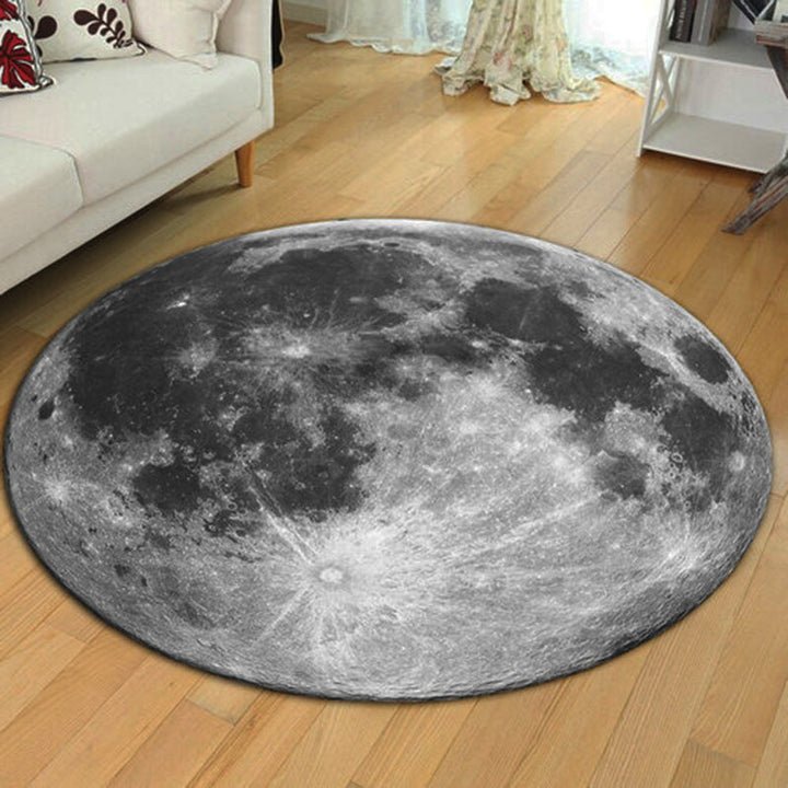 Lisslune | Creative Boys Bedroom Rug Multi Colors Optical Illusion Rug Polypropylene Non-slip Pet-friendly Washable Rug
