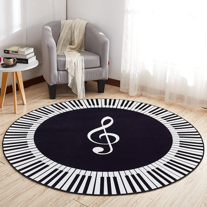 Lisslune | Creative Boys Bedroom Rug Multi Colors Optical Illusion Rug Polypropylene Non-slip Pet-friendly Washable Rug