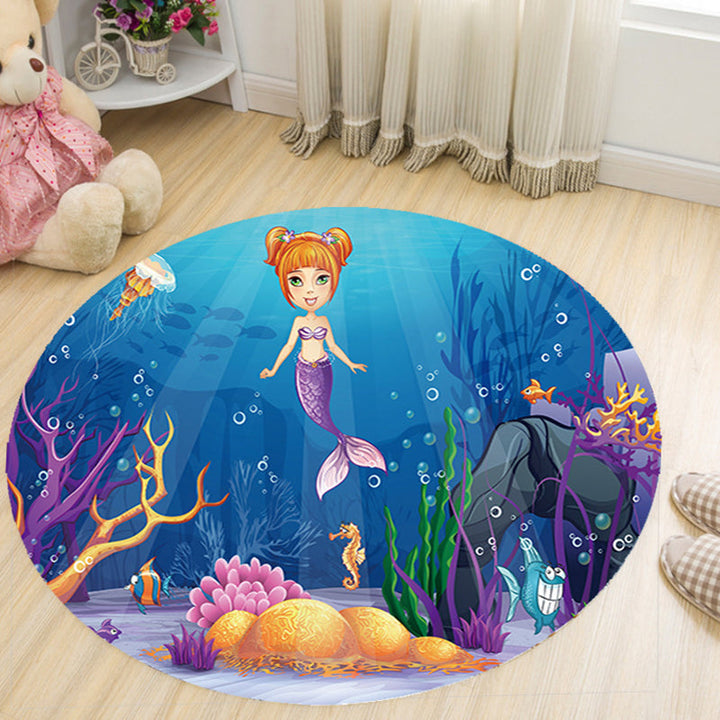 Lisslune | Vivid 3D Print Area Rug Multicolor Contemporary Rug Synthetic Pet Friendly Non-Slip Washable Rug for Bedroom