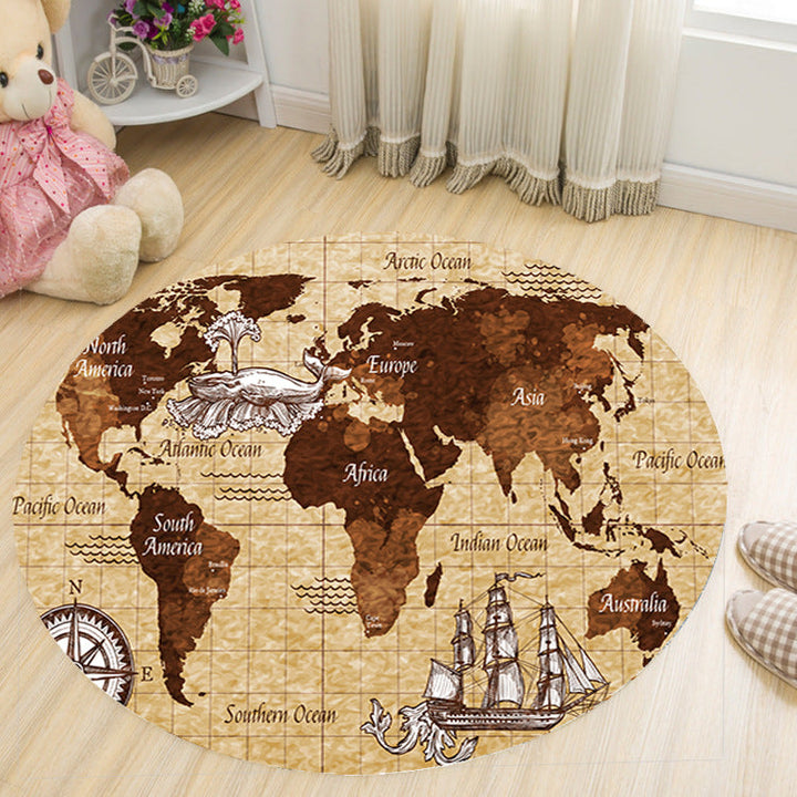 Lisslune | Vivid 3D Print Area Rug Multicolor Contemporary Rug Synthetic Pet Friendly Non-Slip Washable Rug for Bedroom