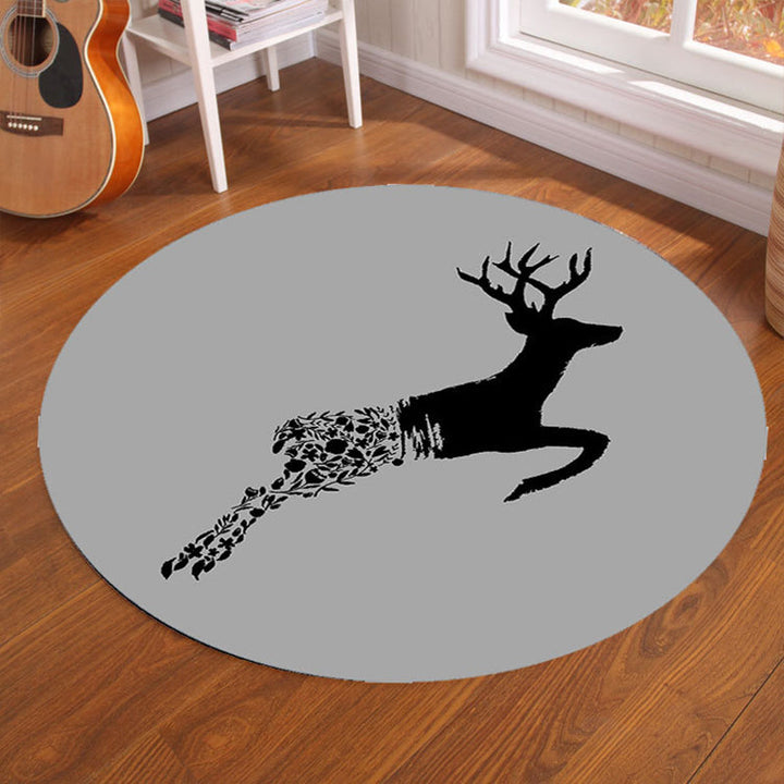 Lisslune | Multicolor Visual Deception Area Rug Polyester Novelty Carpet Washable Non-Slip Pet Friendly Carpet for Boys Room