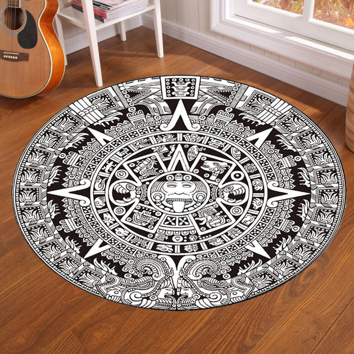 Lisslune | Multicolor Visual Deception Area Rug Polyester Novelty Carpet Washable Non-Slip Pet Friendly Carpet for Boys Room