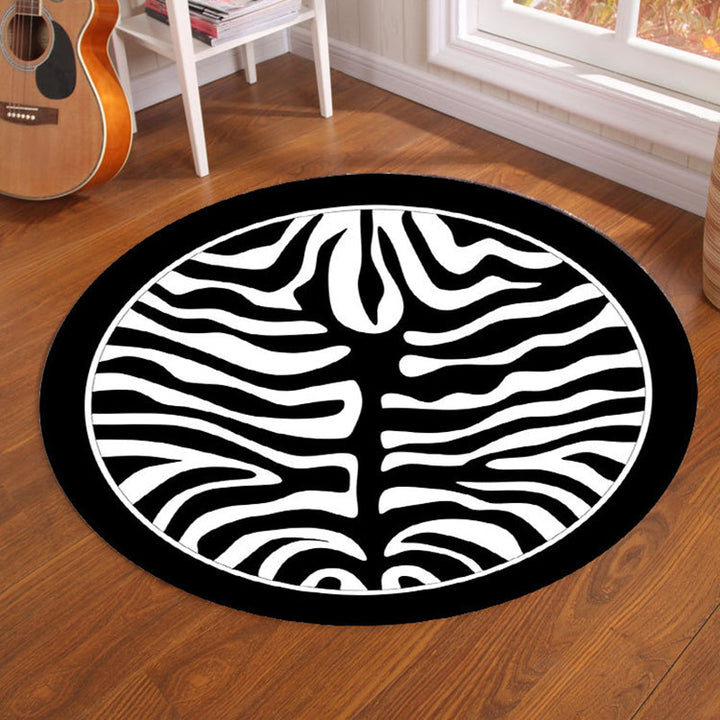Lisslune | Multicolor Visual Deception Area Rug Polyester Novelty Carpet Washable Non-Slip Pet Friendly Carpet for Boys Room