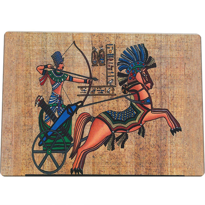 Lisslune | Novelty Living Room Rug Multicolored Tribal Figures Print Rug Synthetic Pet Friendly Non-Slip Back Washable Rug