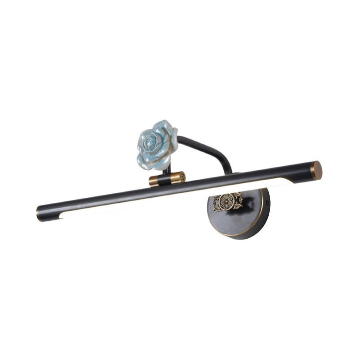 Skørter | Black/Antique Brass Extended Vanity Light Fixture Classic Metal LED 14"/18"/23" W Bathroom Wall Lamp in White/Warm/Natural Light