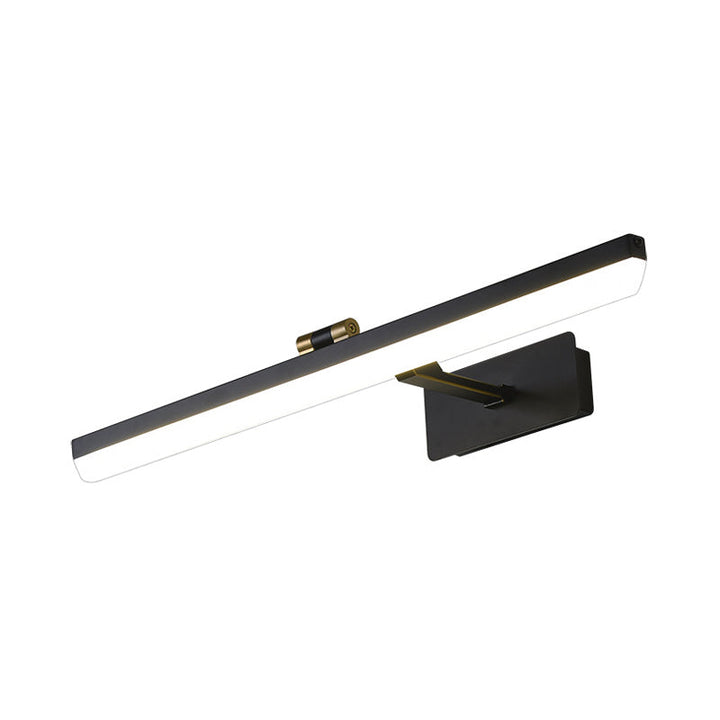Skørter | Metal Black Wall Lamp Extended LED Traditional Wall Mounted Vanity Light, 17"/38"/22.5" Wide
