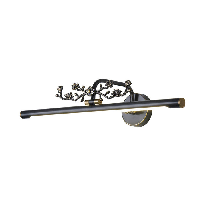 Skørter | Extended Vanity Lighting Traditional 14"/18"/23" W LED Metal Wall Lamp for Bathroom in Black/Antique Brass