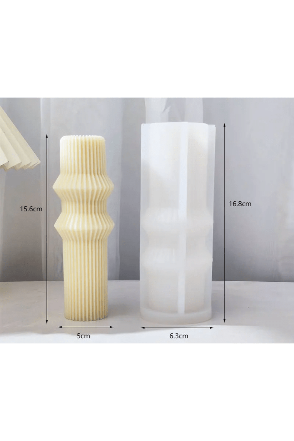 Lisslune | Roman column candle shape DIY