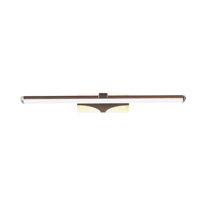Skørter | Brown extended Vanity light fitting classic metal LED bathroom wall lamp in white/warm light, 16.5"/23" wide