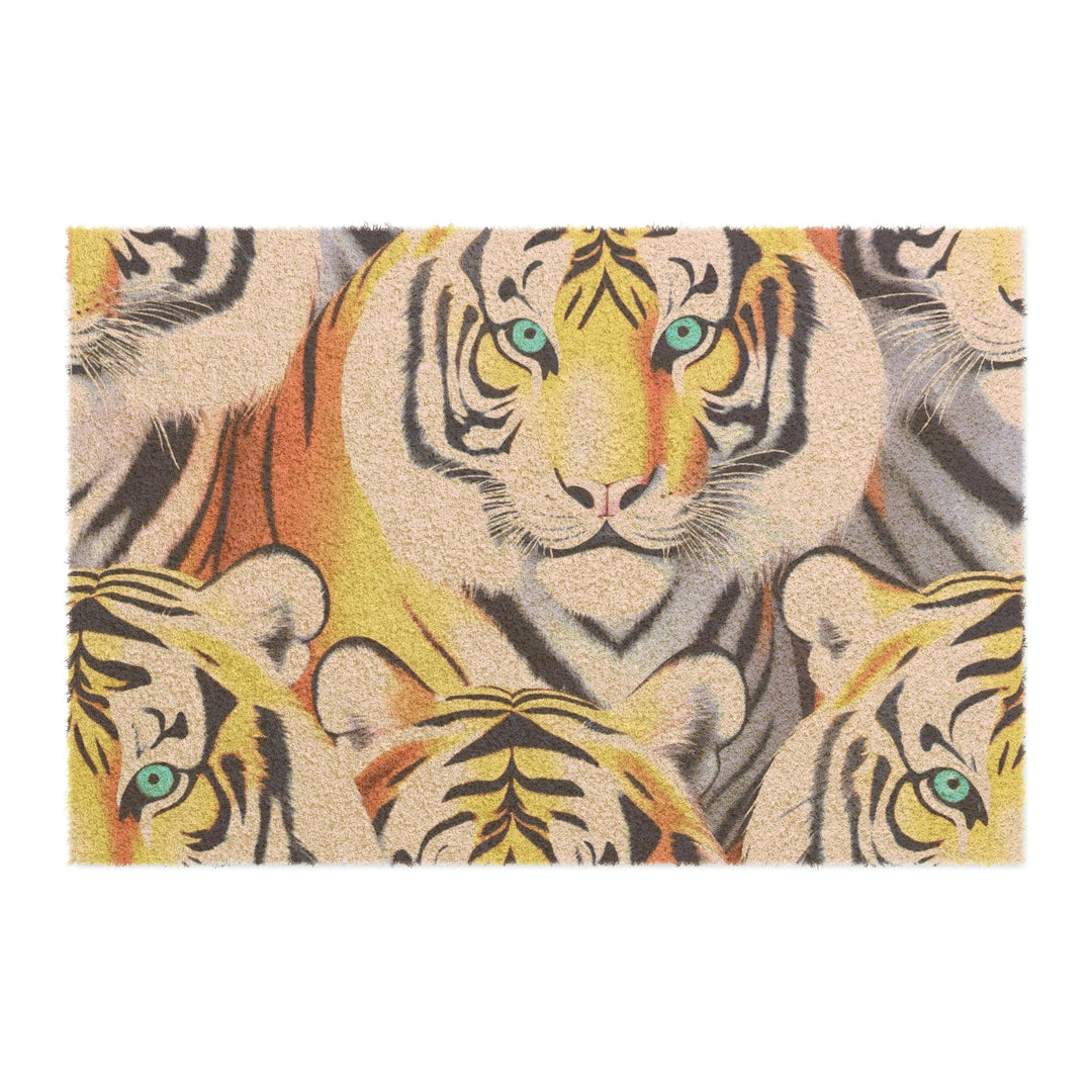 Lisslune | Tiger 3D Coconut Fiber Welcome Mat for Outdoor Entrances - Stylish and Functional