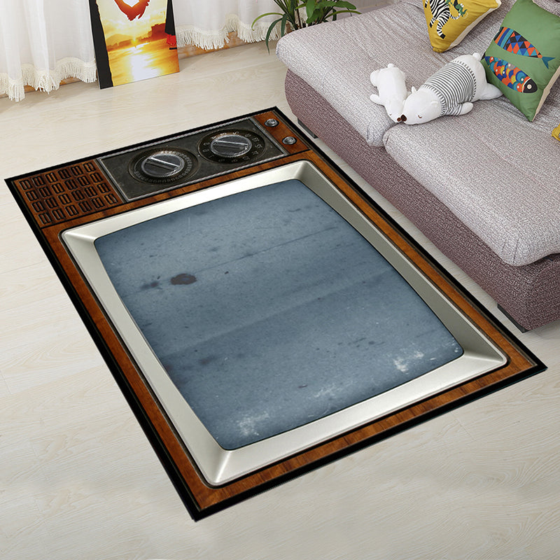 Lisslune | Personality Scandinavian Carpet Multi Colors 3D Print Scenery Carpet Washable Non-slip Stain-resistant Rug for Home