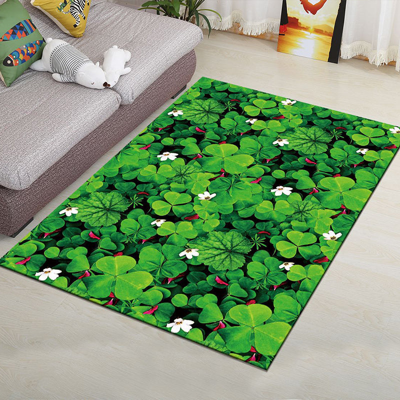 Lisslune | Multi-Color Modern Rug Polyester Digital Graphic Living Room Rug Non-Slip Back Pet-Friendly Washable Rug for Guest Room