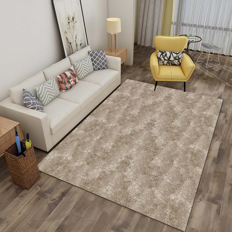 Lisslune | Multicolor 3D Illusion Geometry Rug Polyester Modernist Rug Non-Slip Pet-Friendly Machine Washable Rug for the Large Room