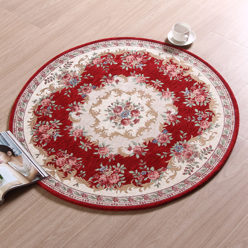 Lisslune | Classic traditional carpet multicolored washable dog-friendly non-slip carpet for bedrooms