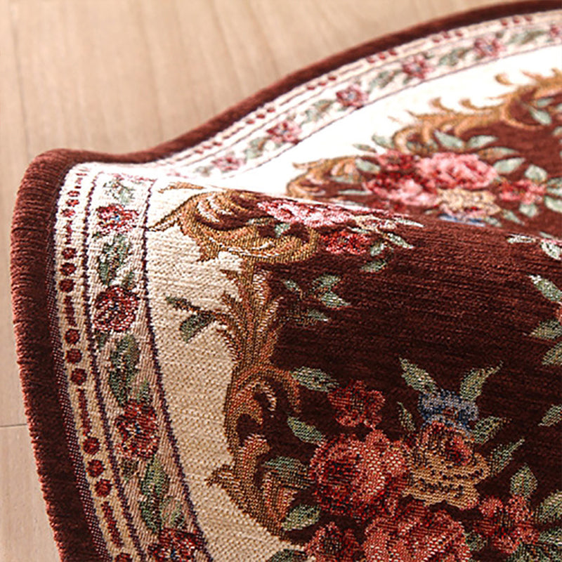 Lisslune | Classic traditional carpet multicolored washable dog-friendly non-slip carpet for bedrooms