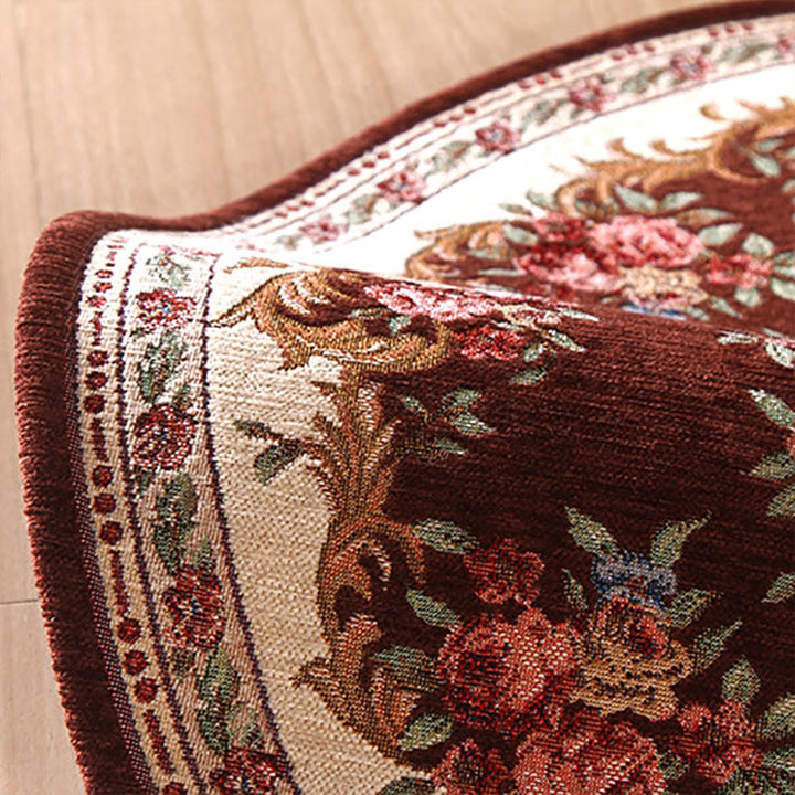 Lisslune | Classic traditional carpet multicolored washable dog-friendly non-slip carpet for bedrooms