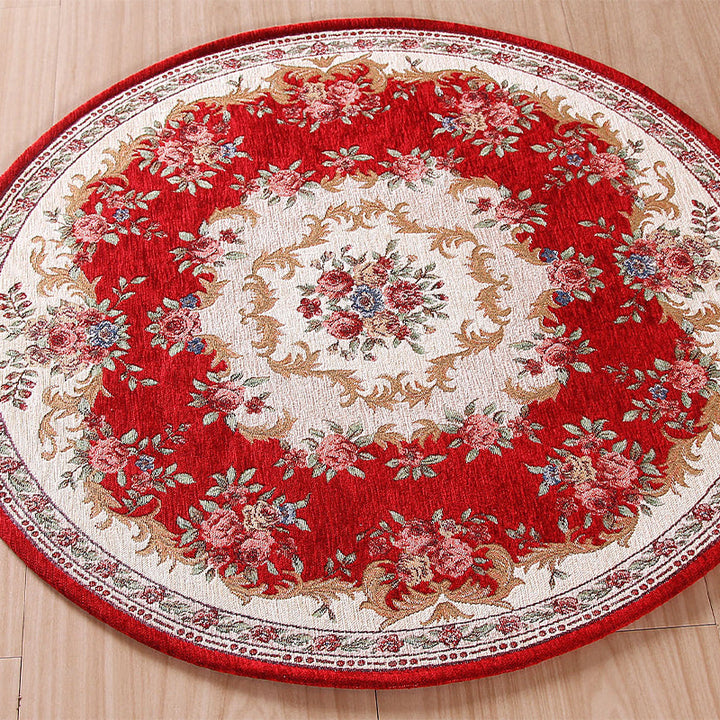 Lisslune | Classic traditional carpet multicolored washable dog-friendly non-slip carpet for bedrooms