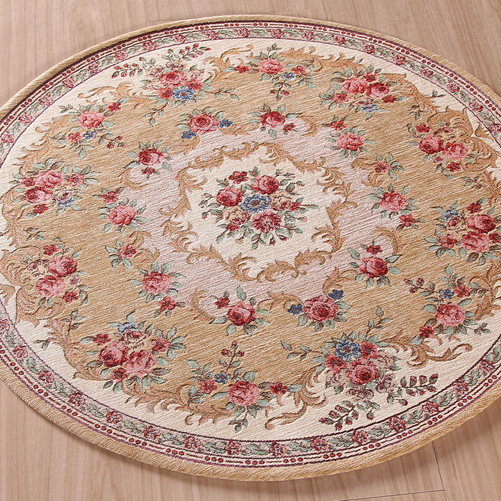 Lisslune | Classic traditional carpet multicolored washable dog-friendly non-slip carpet for bedrooms