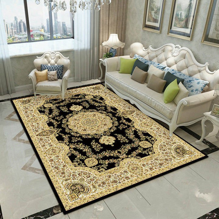 Lisslune | Fancy Victoria Rug Multi-Colored Flower Rug Non-Slip Washable Pet-Friendly Rug for the Living Room
