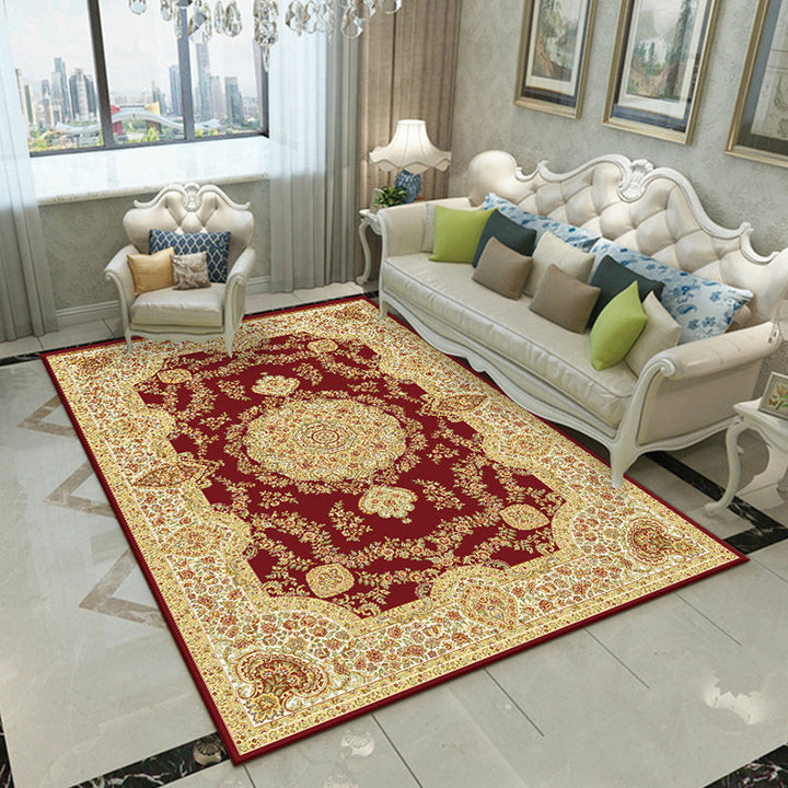 Lisslune | Fancy Victoria Rug Multi-Colored Flower Rug Non-Slip Washable Pet-Friendly Rug for the Living Room