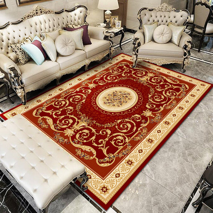 Lisslune | Fancy Victoria Rug Multi-Colored Flower Rug Non-Slip Washable Pet-Friendly Rug for the Living Room