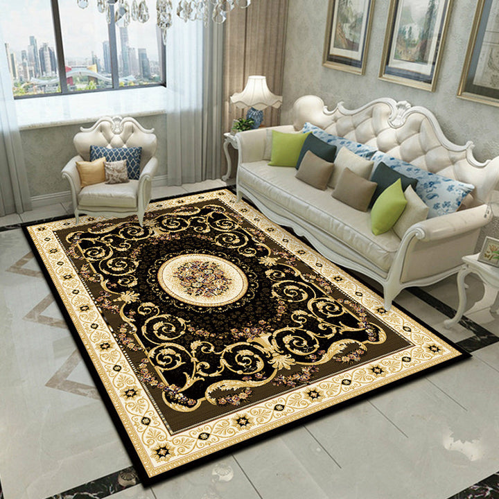 Lisslune | Fancy Victoria Rug Multi-Colored Flower Rug Non-Slip Washable Pet-Friendly Rug for the Living Room