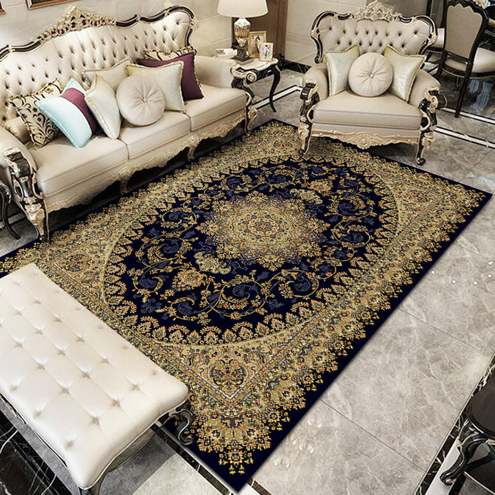Lisslune | Fancy Victoria Rug Multi-Colored Flower Rug Non-Slip Washable Pet-Friendly Rug for the Living Room