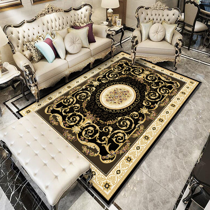 Lisslune | Fancy Victoria Rug Multi-Colored Flower Rug Non-Slip Washable Pet-Friendly Rug for the Living Room