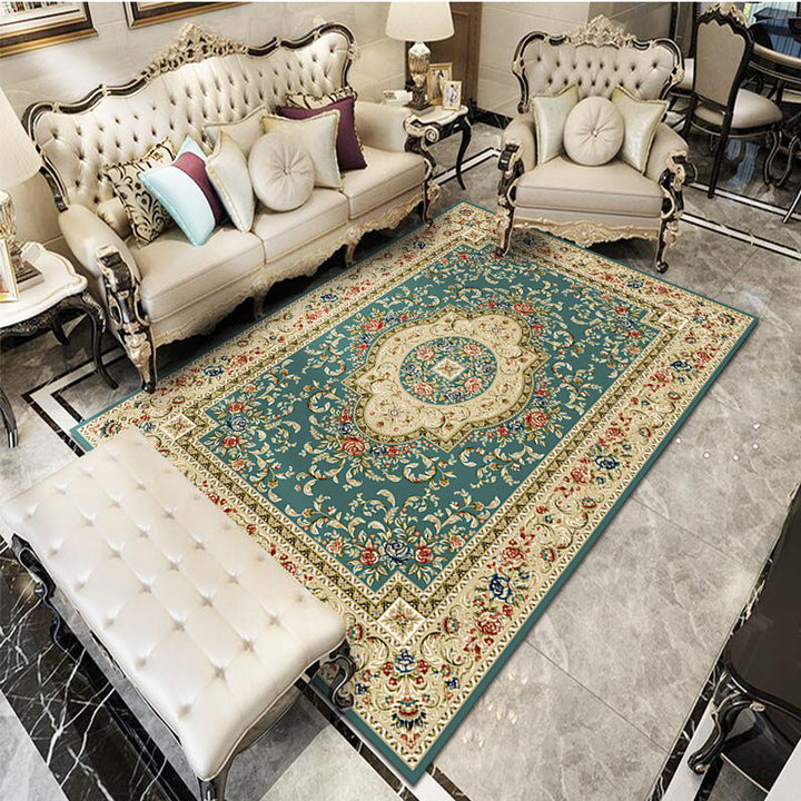 Lisslune | Fancy Victoria Rug Multi-Colored Flower Rug Non-Slip Washable Pet-Friendly Rug for the Living Room